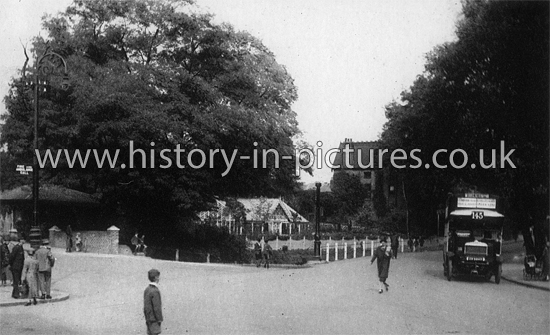 The Wash, Cranbrook Road junction The Drive, Ilford, Essex. c.1930's